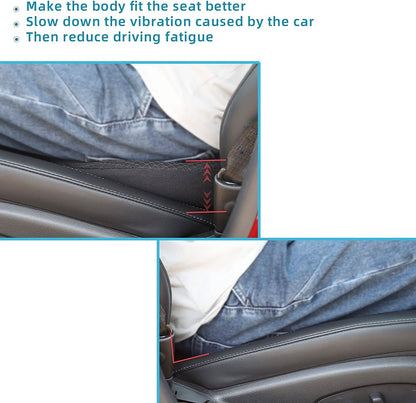 Ergonomic Memory Foam Seat Cushion with Breathable Cover for Cars, Office Chairs & Daily Use – Lumbar Support Pad for Enhanced Posture &