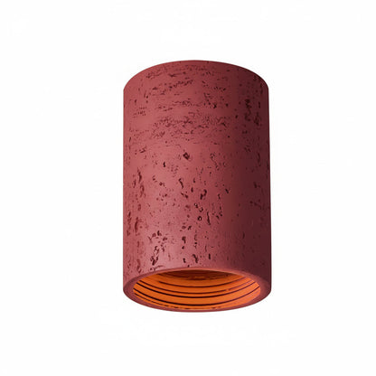 Flush Mount LED Light Fixture Set of 2 Composite Material Small Profile 5.5 Inch Warm Lighting for Kitchen Dining Room Hallway Apartment Bla