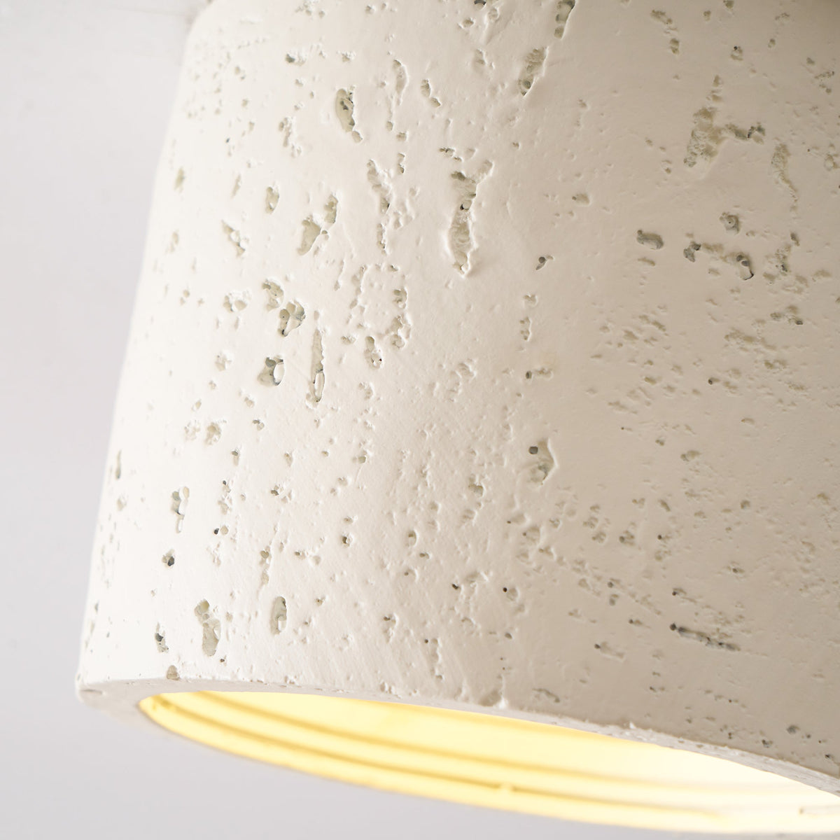Flush Mount LED Light Fixture Set of 2 Composite Material Small Profile 5.5 Inch Warm Lighting for Kitchen Dining Room Hallway Apartment Bla