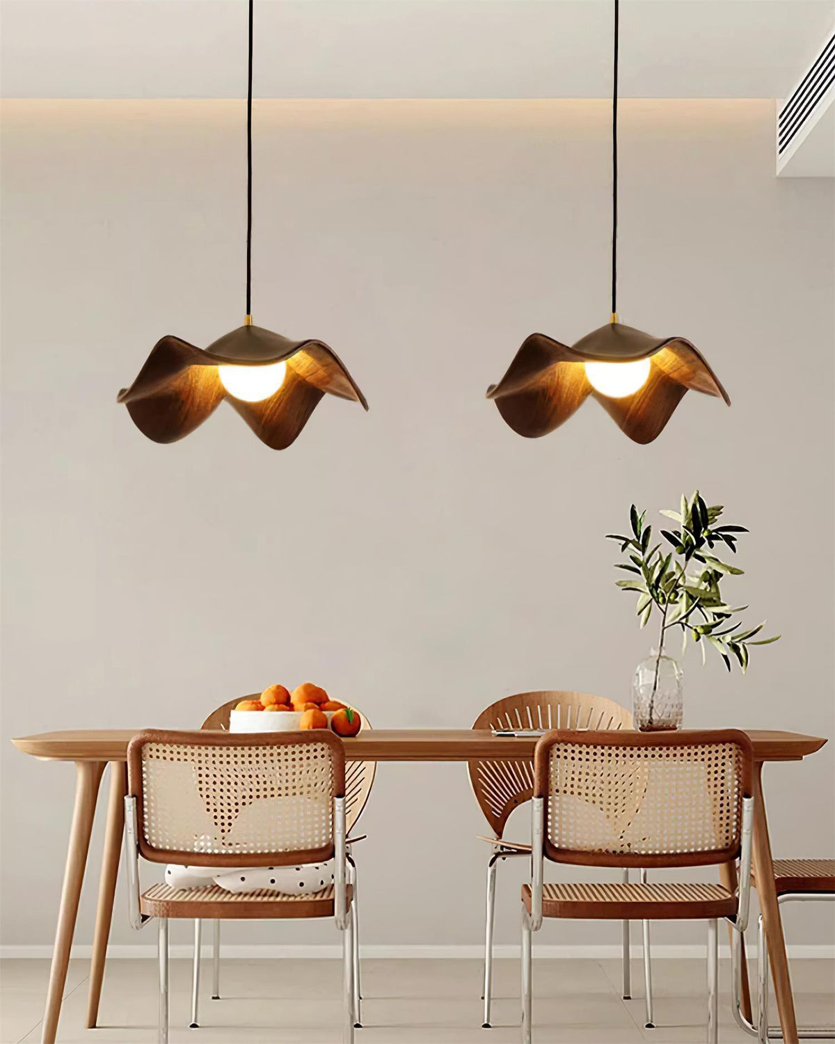 Hanging Fixture with Botanical Motif in Resin for Kitchen & Dining Areas 11-Inch Round Globe with Textured Surface Adjustable Drop Cord Fits
