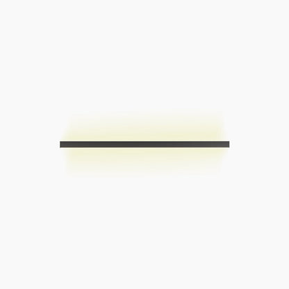 LED Flush Mount Ceiling Light Bar Iron 24 Inch Linear Strip Fixture Black White for Living Room Bedroom Hallway Kitchen Office Contemporary