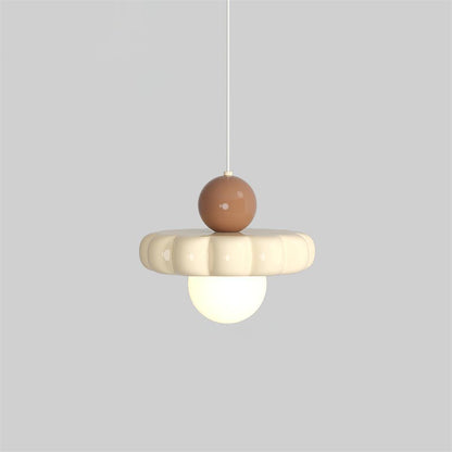 Suspension globe rétro avec abat-jour incurvé – Luminaire de plafond à douille G9 pour salle à manger, cuisine, chambre – Lampe suspendue moderne réglable