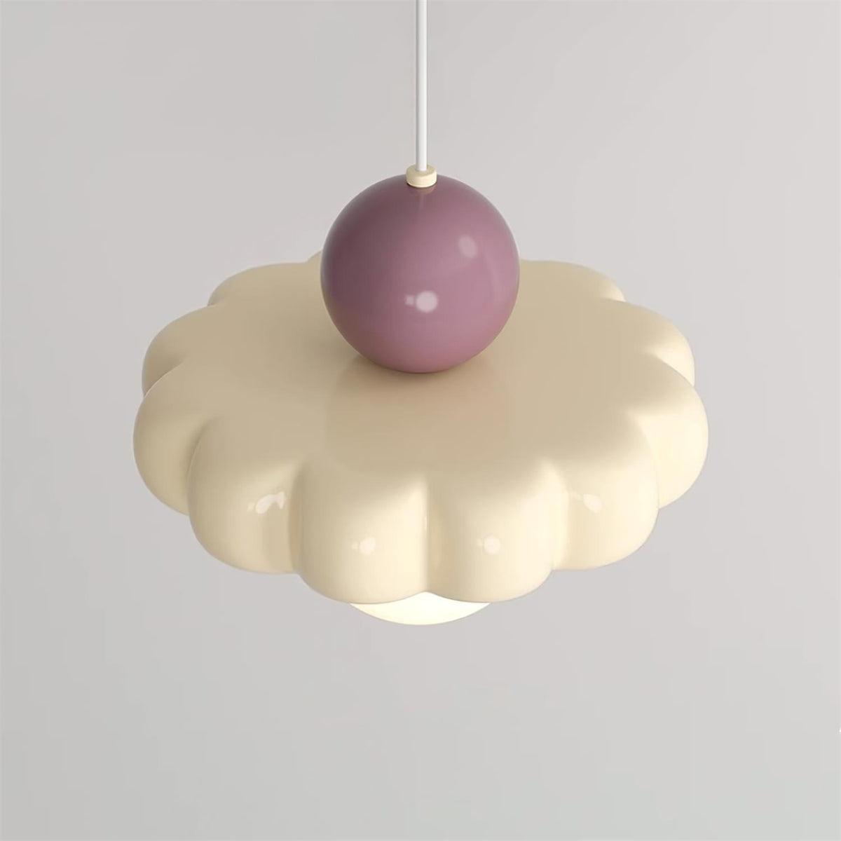 Suspension globe rétro avec abat-jour incurvé – Luminaire de plafond à douille G9 pour salle à manger, cuisine, chambre – Lampe suspendue moderne réglable