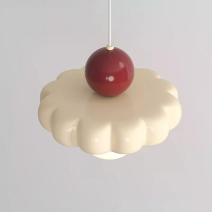 Suspension globe rétro avec abat-jour incurvé – Luminaire de plafond à douille G9 pour salle à manger, cuisine, chambre – Lampe suspendue moderne réglable