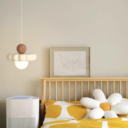 Suspension globe rétro avec abat-jour incurvé – Luminaire de plafond à douille G9 pour salle à manger, cuisine, chambre – Lampe suspendue moderne réglable