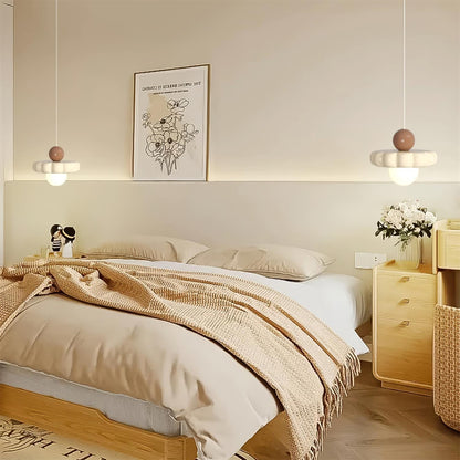 Suspension globe rétro avec abat-jour incurvé – Luminaire de plafond à douille G9 pour salle à manger, cuisine, chambre – Lampe suspendue moderne réglable