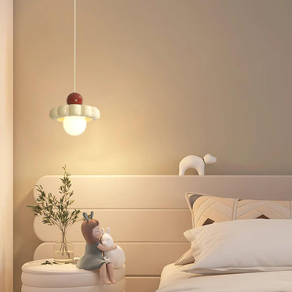 Suspension globe rétro avec abat-jour incurvé – Luminaire de plafond à douille G9 pour salle à manger, cuisine, chambre – Lampe suspendue moderne réglable