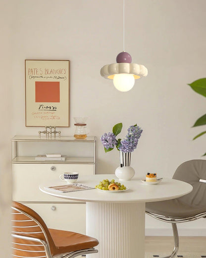 Suspension globe rétro avec abat-jour incurvé – Luminaire de plafond à douille G9 pour salle à manger, cuisine, chambre – Lampe suspendue moderne réglable