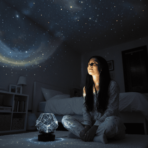 Nebula Projector, Star Projector Night Light for Adults and Kids, Ambient Lighting for Bedroom and Ceiling