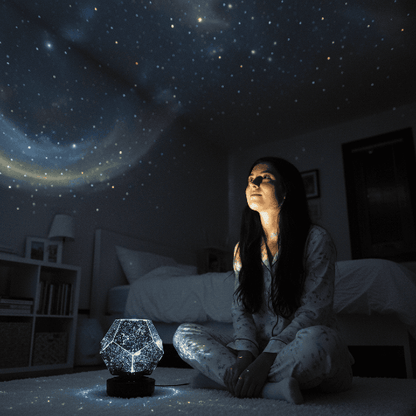 Celestial Night Light Projector with Adjustable Illumination for Dreamy Ambiance