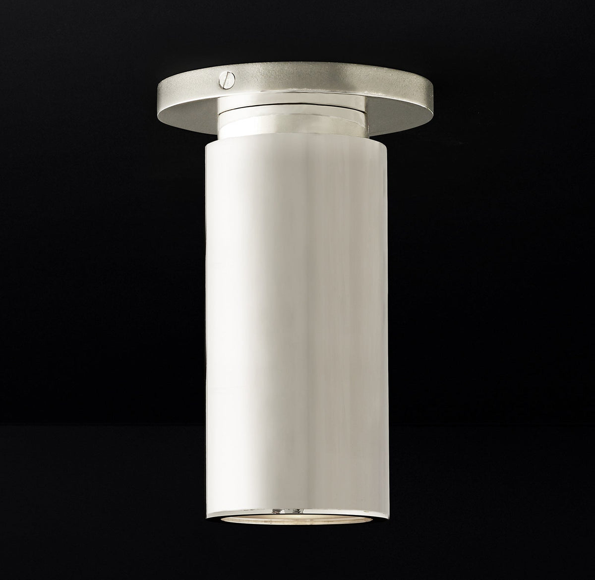 Compact Ceiling Mount Light Fixture Brass Construction Dimmable GU10 Socket Damp Rated for Bathroom Hallway Entry Closet Kitchen