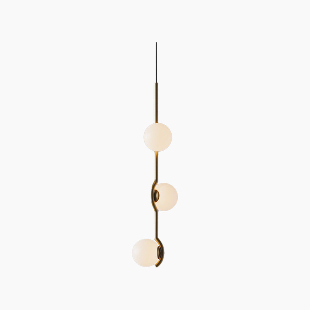 Multi-Globe Hanging Fixture with Adjustable LED Lighting for Dining Areas, Bedrooms & Entryways – Metal Frame with Glass Spheres in Black or