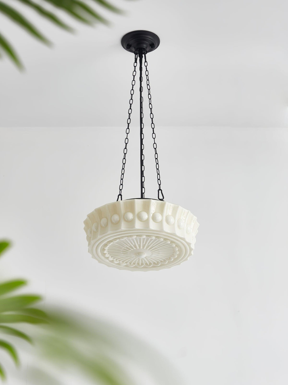 Hanging Ceiling Fixture with Dome Shade and Height-Adjustable Suspension for Kitchen Islands, Breakfast Nooks, Dining Spaces