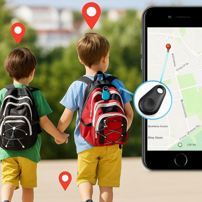 Localisateur portable avec alertes de périmètre pour enfants, animaux, sacs, voitures, appareil de suivi via application iOS/Android pour la sécurité de la famille en voyage