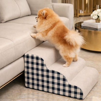 Comfort Steps | Escaliers pour chien pour lit avec mousse haute densité antidérapante | Solution de montée sécurisée pour animaux âgés et de petite taille