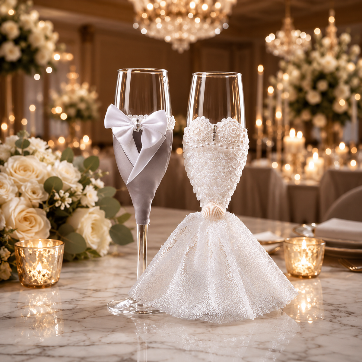 EverVow™ – Wedding Toast Glass Set