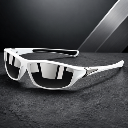 Lunettes de soleil de sport à verres polarisés UV400 – Lunettes pour l'extérieur et la conduite