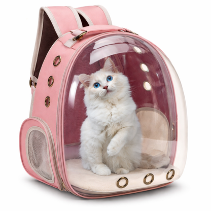 Comfort Pet | Sac à dos de transport pour chat avec filet respirant et design ergonomique | Approuvé par les compagnies aériennes pour un voyage en toute sécurité