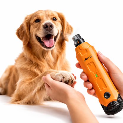 Lime à ongles pour chien rechargeable et sans fil, tondeuse à ongles silencieuse avec lumière LED, ponceuse pour le toilettage des animaux