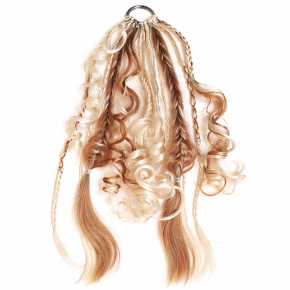 Queue de cheval bohème avec perles et coquillages – Look de festival instantané pour femme