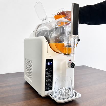 Machine à granités polyvalente | Appareil de comptoir à deux bols pour desserts glacés