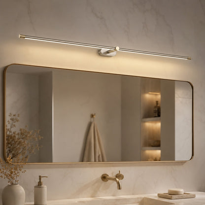 Hardwired LED Vanity Bar Light – Adjustable Metal Bathroom Mirror Fixture for Modern Homes
