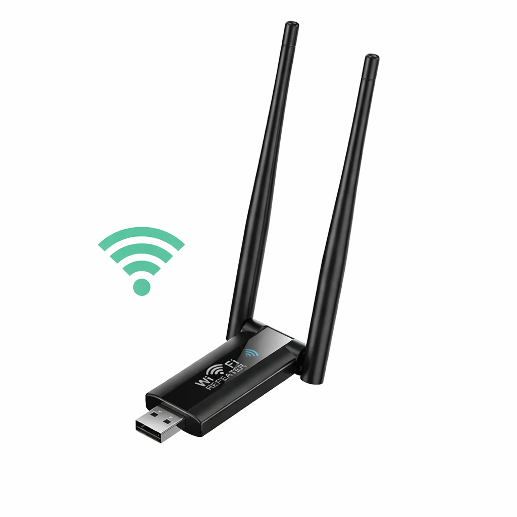 Long Range WiFi Signal Booster and USB Extender for 300Mbps