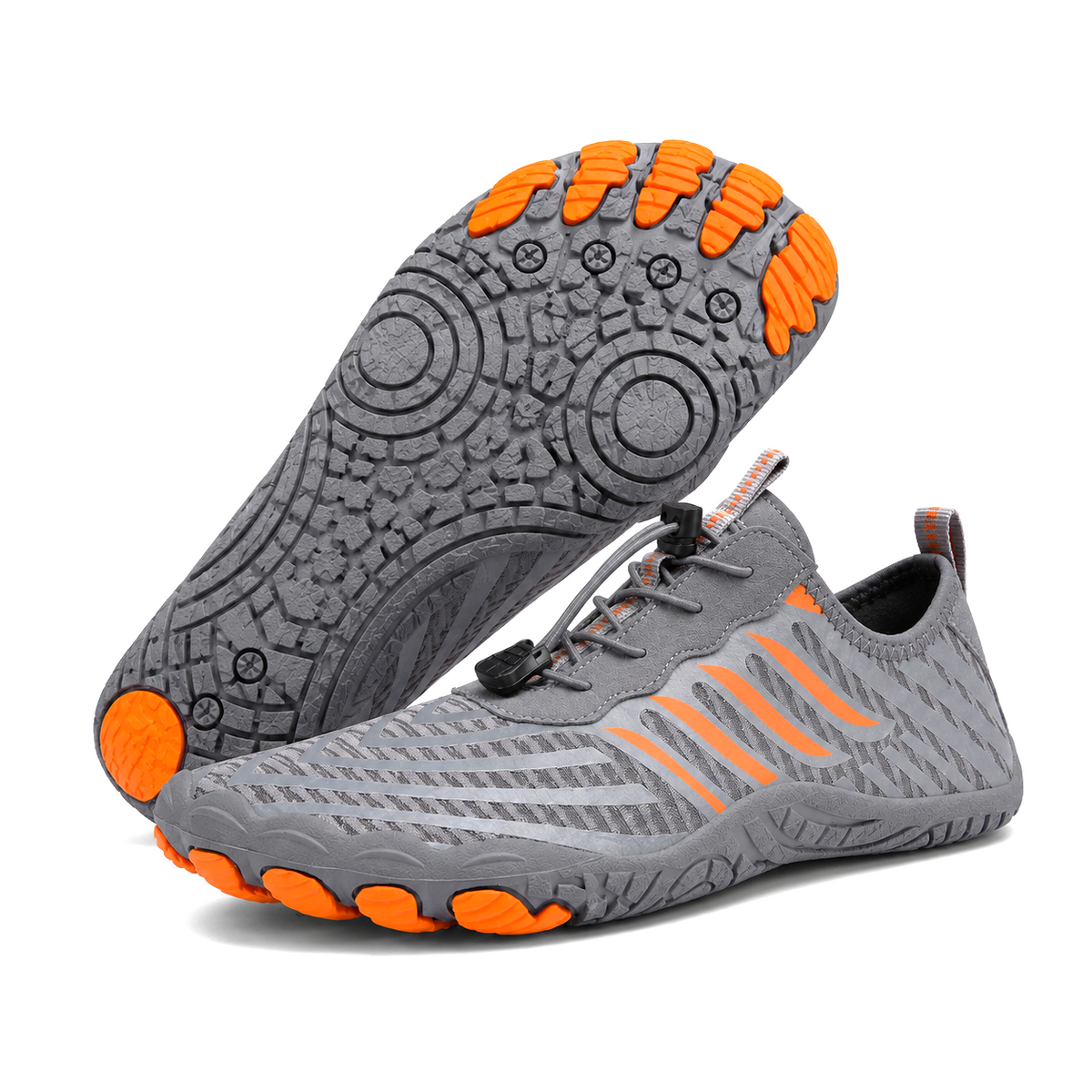 Zero-Drop Training Sneakers for Weightlifting – Thin-Sole Gym Footwear for Squats & Deadlifts – Breathable Mesh, Non-Slip Grip, Men's &
