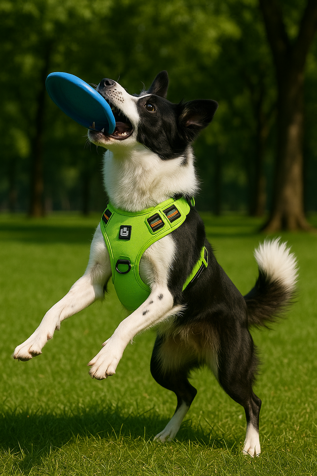 Dog Harness with Handle, No Pull Dog Harness for Large Dogs, Adjustable Front Clip Dog Harness Vest for Small Dogs