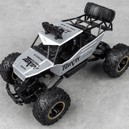 All-Terrain 4WD Radio-Controlled Truck 14" 2.4GHz Wireless High-Speed Crawler for Kids & Hobbyists Dirt Grass Rock Climbing Backyard Racing
