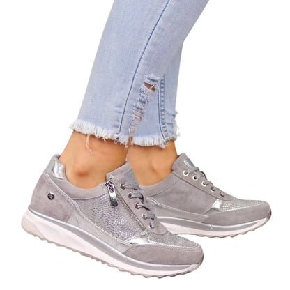 Men's Orthopedic Sneakers with Cushioned Insole & Shock Absorption for All-Day Comfort Walking | Flexible Casual Shoes for Work & Weekend