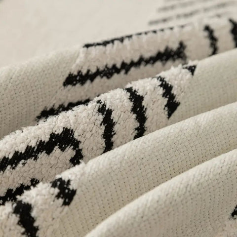 Clo Sofa Cover - Soft Microfiber, Chevron Design for Couch and Sectional