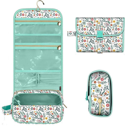 Chic Makeup Storage Bag | Portable Hanging Organizer with Multiple Compartments for Effortless Travel