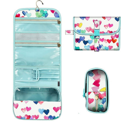 Chic Makeup Storage Bag | Portable Hanging Organizer with Multiple Compartments for Effortless Travel