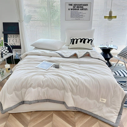 Couette ultra-légère avec fibres rafraîchissantes | Édredon d'été respirant pour un sommeil réparateur