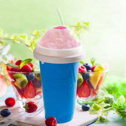 Ortekor ChillRush | Slushie Machine with Quick Freeze Technology | Fun Slushy Cup for Instant Refreshment