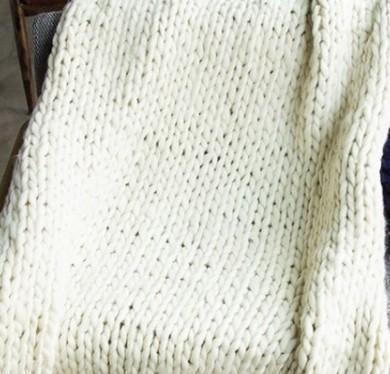 CozyCloud Knit Throw