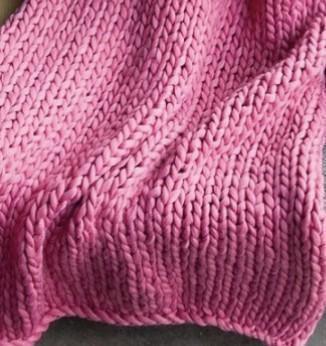 CozyCloud Knit Throw