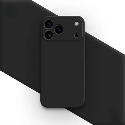Soft-Touch Silicone Phone Case for iPhone 17, 16, Pro, Max & Air – Shock-Absorbing Protection with Anti-Fingerprint Finish