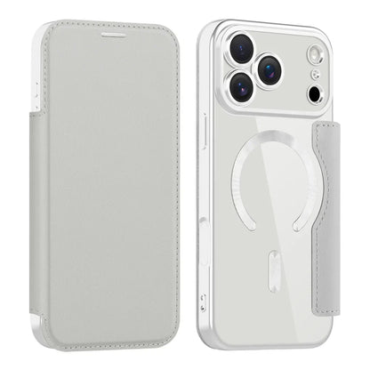 Transparent Card Holder iPhone Case with MagSafe Magnetic Wallet & RFID Protection for 12 13 14 15 16 17 Pro Max Air Plus