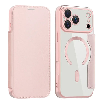 Transparent Card Holder iPhone Case with MagSafe Magnetic Wallet & RFID Protection for 12 13 14 15 16 17 Pro Max Air Plus