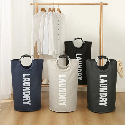 Clever Laundry Hamper - Durable Oxford Cloth, Collapsible Design