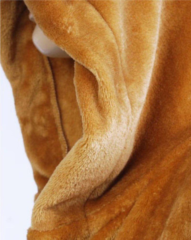 Men's Hooded Flannel Bathrobe | Long Absorbent Spa Robe with Belt for Shower Bathroom | Plush Warm Loungewear Housecoat