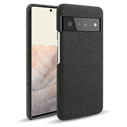 Fabric-Textured Protective Case for Google Pixel – Shock-Absorbing TPU with Raised Edges, Precision Fit for All Pixel Models 7-11 Pro XL