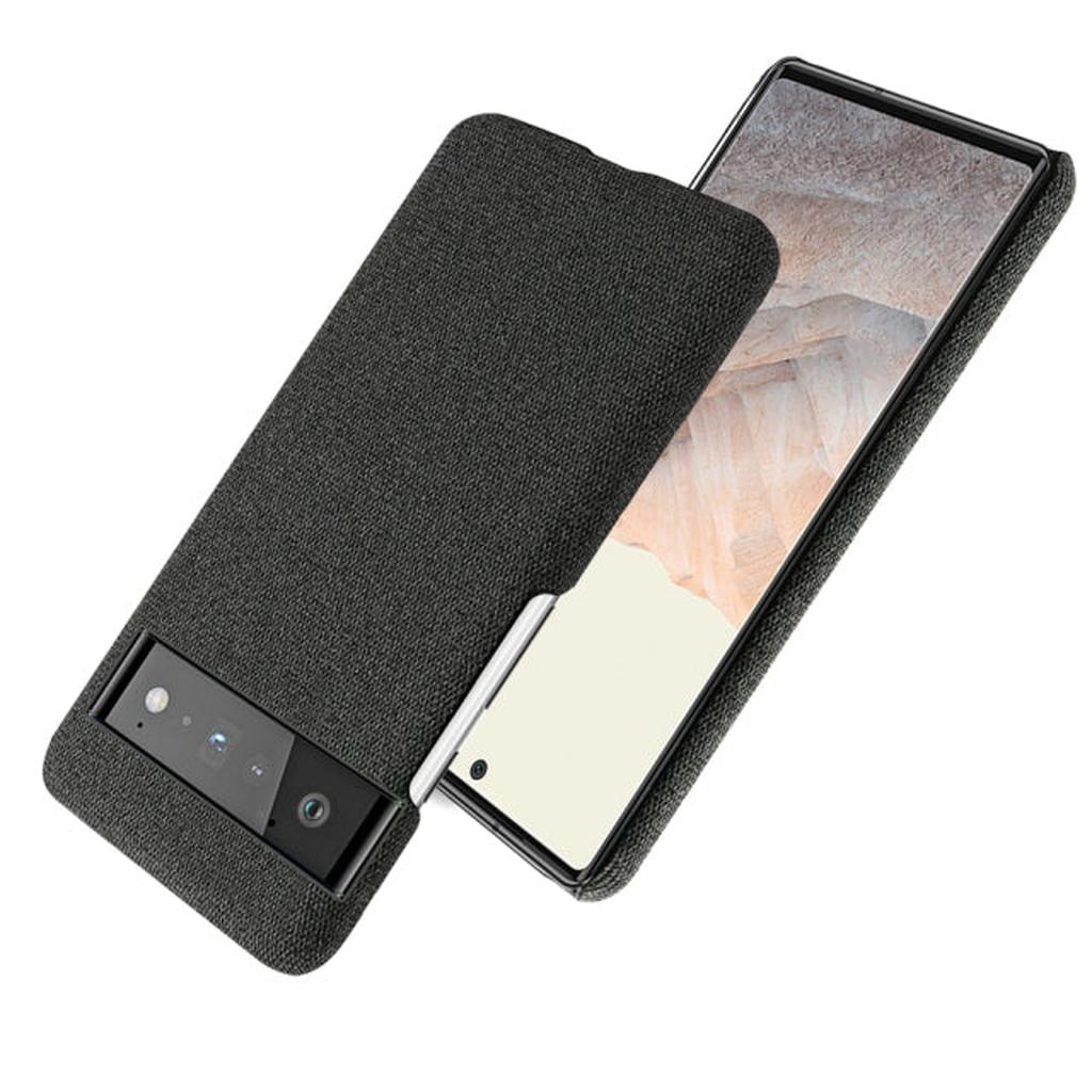 Fabric-Textured Protective Case for Google Pixel – Shock-Absorbing TPU with Raised Edges, Precision Fit for All Pixel Models 7-11 Pro XL