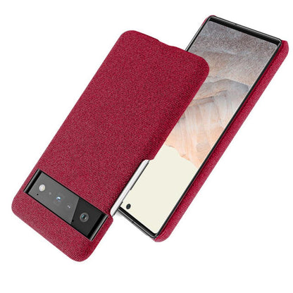 Fabric-Textured Protective Case for Google Pixel – Shock-Absorbing TPU with Raised Edges, Precision Fit for All Pixel Models 7-11 Pro XL