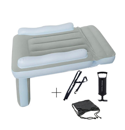 Ortekor CloudNap | Lit de voyage gonflable pour enfants avec design d'avion | Confort léger et portable
