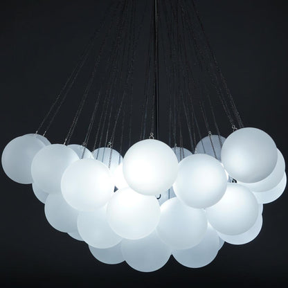 Bubble Pendant Light Multi-Globe Adjustable Ceiling Fixture Gold Black Chrome for Dining Room Living Room Foyer 19-73 Lights