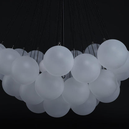 Bubble Pendant Light Multi-Globe Adjustable Ceiling Fixture Gold Black Chrome for Dining Room Living Room Foyer 19-73 Lights