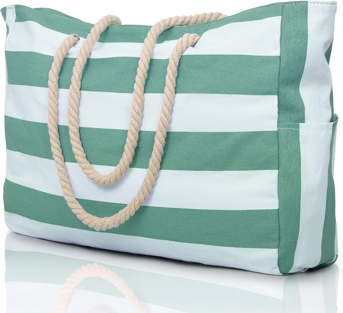 Coastal Companion | Oversized Waterproof Beach Tote with Multiple Pockets | Lightweight Design for Ultimate Convenience